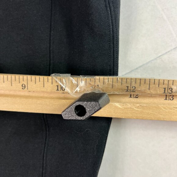 Spanx Ponte Perfect Slim Straight Pants Women 32x25* Black High Rise Crop Tag XL - Picture 14 of 16